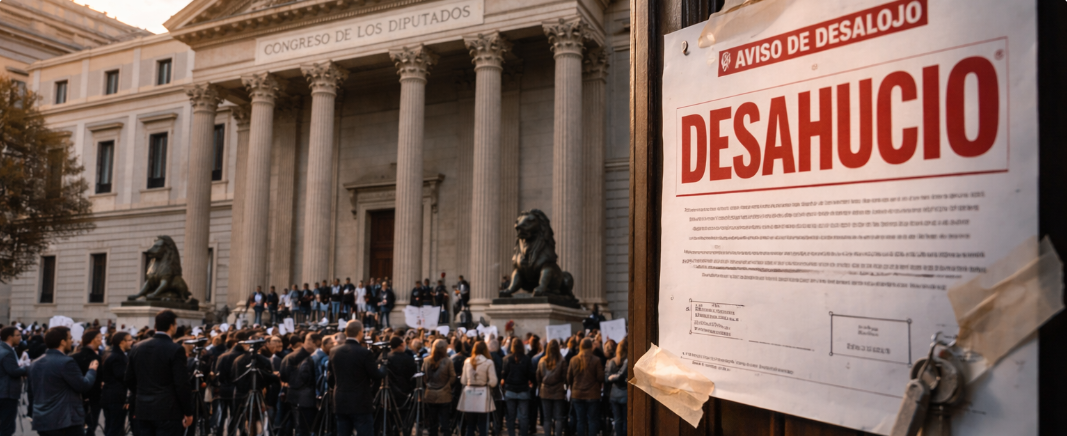 El Congreso frena la prórroga de la moratoria de desahucios y genera un escenario de incertidumbre jurídica