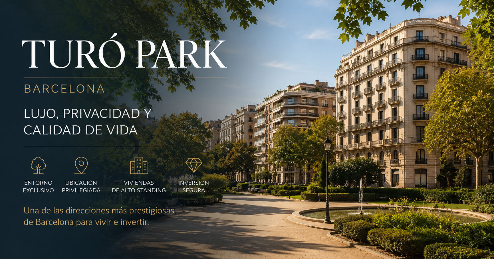 Turó Park: el lujo discreto de Barcelona que nunca pasa de moda